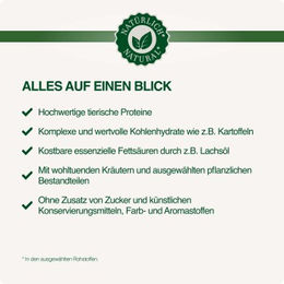 Produktbild von REAL NATURE Nassfutter Hund Adult Mixpaket 6x200 g ohne Farb-, Aroma- oder Konservierungsstoffe und ohne Zucker - 6 x 200 g