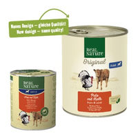 Produktbild von REAL NATURE Nassfutter Hund Adult Pute mit Kalb 6x800 g - 6 x 800 g