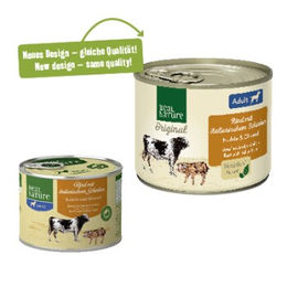 REAL NATURE Nassfutter Hund Adult Rind mit Schwein ohne Farb- und Aromastoffe 12x200 g - 12 x 200 g – Bild 1 von 2