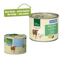 Produktbild von REAL NATURE Nassfutter Hund Junior Geflügel und Kalb ohne Farb- und Aromastoffe 12x200 g - 12 x 200 g