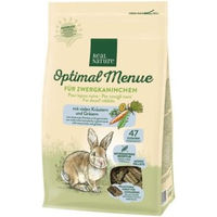 Produktbild von REAL NATURE Optimal Menue Kaninchenfutter für Zwergkaninchen getreidefrei kaltgepresst 1,5 kg