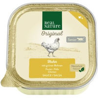 Produktbild von REAL NATURE Original Katze Nassfutter Senior Ragout Huhn mit Stückchen in Sauce 16x100 g