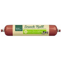 Produktbild von REAL NATURE Snackwurst Lamm Rind und Geflügel getreidefrei für Junior Hunde 12x80 g