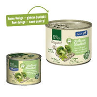 Produktbild von REAL NATURE Superfood Nassfutter Hund Adult Kalb mit Brokkoli Stückchen in Sauce 12x200 g - 12 x 200 g