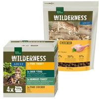 Produktbild von REAL NATURE WILDERNESS Adult Mischfütterungs-Set für Katzen getreidefrei 2-teilig 700g