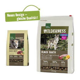 REAL NATURE WILDERNESS Black Earth Getreidefreies Trockenfutter für große Hunde Adult Rind mit Strauß und Büffel 4 kg - 4 kg – Bild 1 von 2