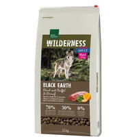 Produktbild von REAL NATURE WILDERNESS Black Earth Trockenfutter für große Hunde Adult Rind mit Strauß und Büffel getreidefrei 12 kg - 12 kg