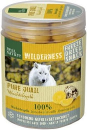 Produktbild von REAL NATURE Wilderness Freeze Dried Hund Snack Pure Quail Monoprotein 50g