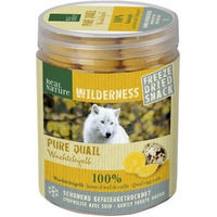 Produktbild von REAL NATURE Wilderness Freeze Dried Hund Snack Pure Quail Monoprotein 50g
