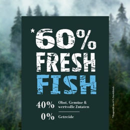 Produktbild von Real Nature Wilderness Fresh Fish Trockenfutter Hund Adult Getreidefrei 1 kg - 1 kg