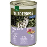 Produktbild von REAL NATURE WILDERNESS Hund Nassfutter Adult Schaf Stückchen in Sauce mit hohem Fleischanteil 24x400 g - 24 x 400 g
