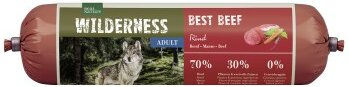 Produktbild von Real Nature Wilderness Hund Nassfutter Wurst Rind Adult Getreidefrei 6x400 g