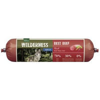 Produktbild von Real Nature Wilderness Hund Nassfutter Wurst Rind Adult Getreidefrei 6x400 g