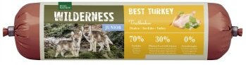 Produktbild von Real Nature Wilderness Junior Hundewurst Truthahn mit Buchweizen und Apfel getreidefrei 12x800 g - 12 x 800 g