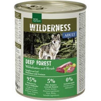 Produktbild von REAL NATURE WILDERNESS Nassfutter Hund Adult Deep Forest Wildschwein mit Hirsch Stückchen in Sauce Getreidefrei 24x800 g - 24 x 800 g