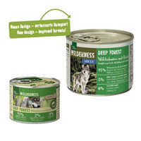 Produktbild von REAL NATURE WILDERNESS Nassfutter Hund Adult Deep Forest Wildschwein mit Hirsch Stückchen in Sauce Getreidefrei 6x200 g - 6 x 200 g