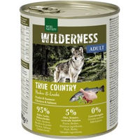Produktbild von Real Nature Wilderness Nassfutter Hund Adult Huhn Lachs Rentier Ente Stückchen in Sauce Getreidefrei 12x800 g - 12 x 800 g