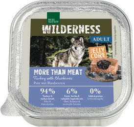 Real Nature Wilderness Nassfutter Hund Adult Jelly Core Pute mit Blaubeeren 16x100 g – Bild 1 von 1