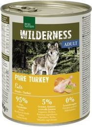 REAL NATURE WILDERNESS Nassfutter Hund Adult Lachs Rentier Ente Stückchen in Sauce Getreidefrei 6x800 g - 6 x 800 g – Bild 1 von 3