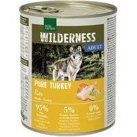 Produktbild von REAL NATURE WILDERNESS Nassfutter Hund Adult Lachs Rentier Ente Stückchen in Sauce Getreidefrei 6x800 g - 6 x 800 g