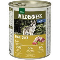Produktbild von REAL NATURE WILDERNESS Nassfutter Hund Adult Lachs Rentier Ente Stückchen in Sauce Getreidefrei 6x800 g - 6 x 800 g