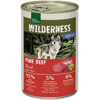 Produktbild von REAL NATURE WILDERNESS Nassfutter Hund Adult mit hohem Fleischanteil Stückchen in Sauce 12x400 g - 12 x 400 g