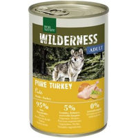 Produktbild von REAL NATURE WILDERNESS Nassfutter Hund Adult Pure Turkey Stückchen in Sauce Getreidefrei 24x400 g - 24 x 400 g