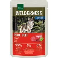 Produktbild von Real Nature Wilderness Nassfutter Hund Adult Rind Stückchen in Sauce Getreidefrei 12x100 g - 12 x 100 g
