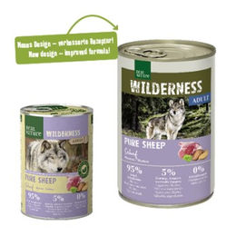 REAL NATURE WILDERNESS Nassfutter Hund Adult Schaf Stückchen in Sauce mit hohem Fleischanteil 6x400 g - 6 x 400 g – Bild 1 von 2
