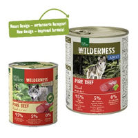 Produktbild von REAL NATURE WILDERNESS Nassfutter Hund Adult Stückchen in Sauce Getreidefrei 12x800 g - 12 x 800 g