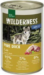 REAL NATURE WILDERNESS Nassfutter Hund Adult Stückchen in Sauce mit Ente Lachs und Rentier hoher Fleischanteil 12x400 g - 12 x 400 g – Bild 1 von 3
