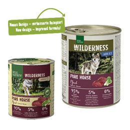 REAL NATURE WILDERNESS Nassfutter Hund Adult Stückchen in Sauce mit Lachs Rentier und Ente hoher Fleischanteil 24x800 g - 24 x 800 g – Bild 1 von 2