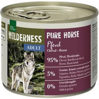 Produktbild von REAL NATURE WILDERNESS Nassfutter Hund Adult Stückchen in Sauce Pferd Wildschwein Hirsch getreidefrei 6x200 g - 6 x 200 g