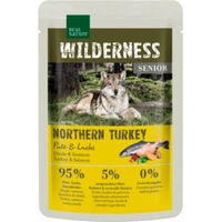 Produktbild von REAL NATURE WILDERNESS Nassfutter Hund Senior Pute und Lachs getreidefrei 12x100 g - 12 x 100 g