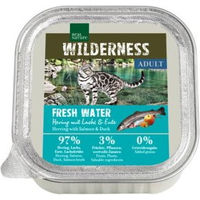 Produktbild von Real Nature Wilderness Nassfutter Katze Adult Fresh Water Hering mit Lachs und Ente 16x100 g - 16 x 100 g