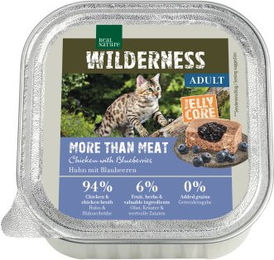 Real Nature Wilderness Nassfutter Katze Adult Huhn mit Blaubeere in Jelly 16x100 g – Bild 1 von 1
