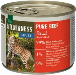 Real Nature Wilderness Nassfutter Katze Adult Rind Stückchen in Sauce Getreidefrei 24x200 g - 24 x 200 g – Bild 1 von 2