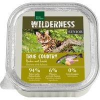 Produktbild von Real Nature Wilderness Nassfutter Katze Senior Huhn mit Lachs getreidefrei 16x100 g