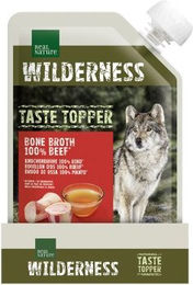 Produktbild von REAL NATURE WILDERNESS Snack Hund Taste Topper Bone Broth Rind 6 x 200 g ohne Farb- und Aromastoffe