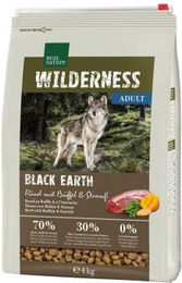 REAL NATURE WILDERNESS Trockenfutter Hund Adult Black Earth Rind Büffel Strauß Getreidefrei 4 kg – Bild 1 von 3