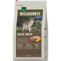 Produktbild von REAL NATURE WILDERNESS Trockenfutter Hund Adult Black Earth Rind mit Strauß und Büffel 2x12 kg - 2 x 12 kg