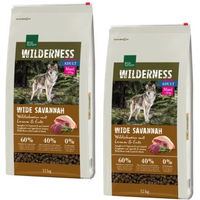 Produktbild von Real Nature Wilderness Trockenfutter Hund Adult Maxi Wide Savannah Wildschwein mit Lamm und Ente 2x12 kg - 2 x 12 kg