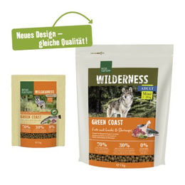 REAL NATURE WILDERNESS Trockenfutter Hund Adult Mini Green Coast Ente mit Lachs und Garnele Getreidefrei 1 kg - 1 kg – Bild 1 von 2