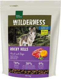 REAL NATURE WILDERNESS Trockenfutter Hund Adult Mini Rind Ziege Geflügel Getreidefrei 1 kg - 1 kg – Bild 1 von 2