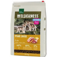 Produktbild von REAL NATURE WILDERNESS Trockenfutter Hund Junior Große Rassen Ente Getreidefrei 4 kg - 4 kg