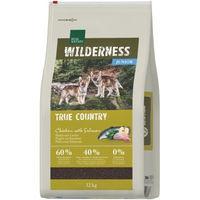 Produktbild von Real Nature Wilderness Trockenfutter Hund Junior True Country Huhn mit Lachs getreidefrei 2x12 kg - 2 x 12 kg