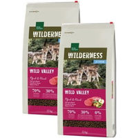 Produktbild von Real Nature Wilderness Trockenfutter Hund Junior Wild Valley Pferd und Rind getreidefrei 2x12 kg - 2 x 12 kg