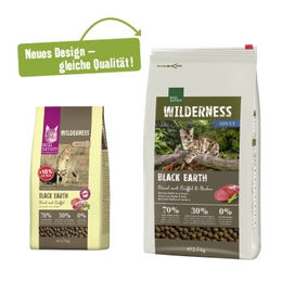 Produktbild von REAL NATURE WILDERNESS Trockenfutter Katze Adult Black Earth mit Rind Büffel und Huhn getreidefrei 2,5 kg - 2,5 kg