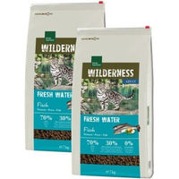 Produktbild von REAL NATURE WILDERNESS Trockenfutter Katze Adult Fisch und Lachs Getreidefrei 2x7 kg - 2 x 7 kg