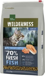 REAL NATURE WILDERNESS Trockenfutter Katze Adult Fresh Fish Lachs Getreidefrei mit hohem Fleischanteil 2,5 kg - 2,5 kg – Bild 1 von 2